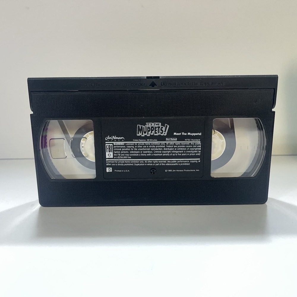 Vintage 1993 Jim Henson VHS It's The Muppets Meet, More Muppets Please Tested - Picture 4 of 8